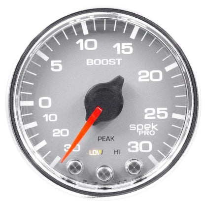 Autometer Spek-Pro 2 & 1/16" Vac/Boost Gauge 30INHG-30PSI