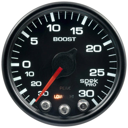 Autometer Spek-Pro 2 & 1/16" Vac/Boost Gauge 30INHG-30PSI