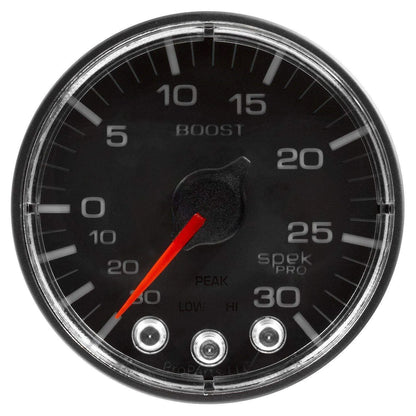 Autometer Spek-Pro 2 & 1/16" Vac/Boost Gauge 30INHG-30PSI