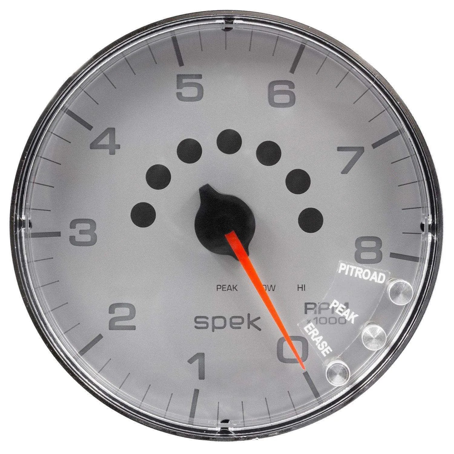 Autometer Spek-Pro 5" Tachometer W/Shift Light 8K RPM