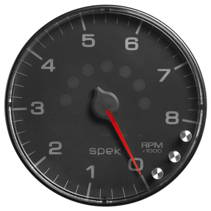 Autometer Spek-Pro 5" Tachometer W/Shift Light 8K RPM