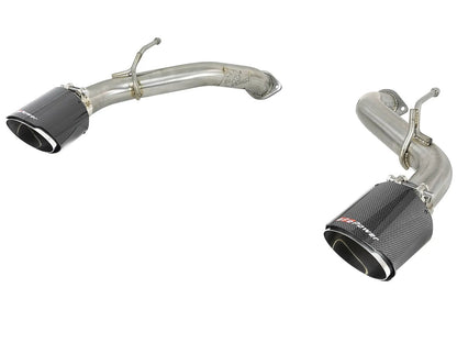 aFe Takeda 2.5in SS Axle-Back Exhaust | Infiniti Q60 (17-22) (49-36133NM-C)