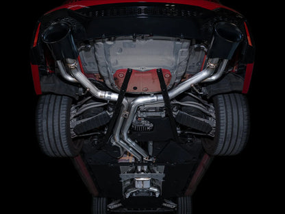 AWE Tuning AWE SwitchPath Exhaust for C8 Audi RS 6/RS 7 - Diamond Black RS-style Tips - 3025-33776