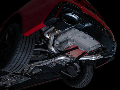 AWE Tuning AWE SwitchPath Exhaust for C8 Audi RS 6/RS 7 - Diamond Black RS-style Tips - 3025-33776