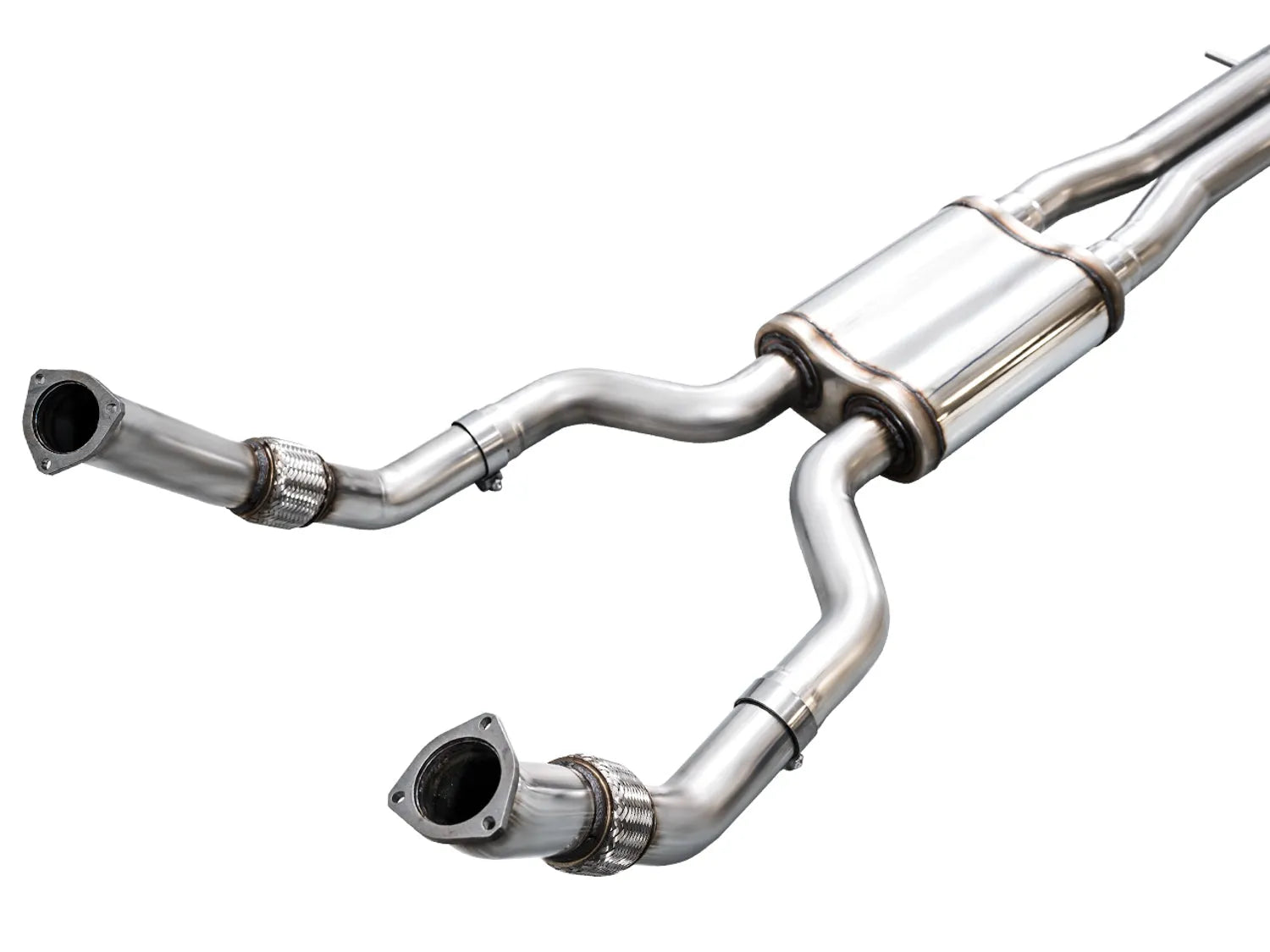 AWE Tuning AWE SwitchPath Exhaust for C8 Audi RS 6/RS 7 - Diamond Black RS-style Tips - 3025-33776