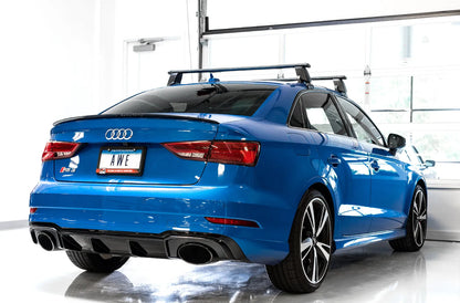 AWE Tuning AWE SwitchPath Exhaust for Audi 8V RS 3 - Diamond Black RS-style Tips - 3025-33034
