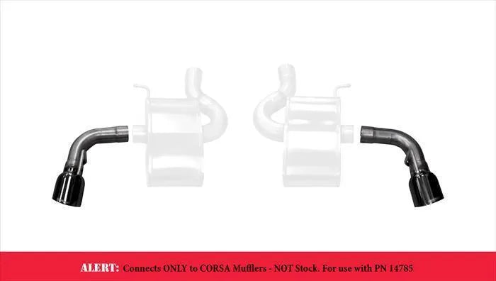 Corsa Pro Series 4.5" Dual Single Exhaust Tips | 2016-2018 Chevrolet Camaro SS/ZL1 (14775)