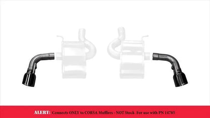 Corsa Pro Series 4.5" Dual Single Exhaust Tips | 2016-2018 Chevrolet Camaro SS/ZL1 (14775)