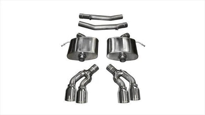 Corsa Sport Axle-Back w/ 4.0" Quad Tips | 2016-2017 Cadillac CTS-V Sedan (14357)