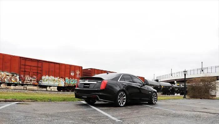 Corsa Sport Axle-Back w/ 4.0" Quad Tips | 2016-2017 Cadillac CTS-V Sedan (14357)