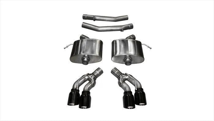 Corsa Sport Axle-Back w/ 4.0" Quad Tips | 2016-2017 Cadillac CTS-V Sedan (14357)