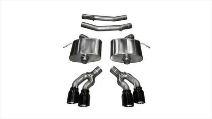 Corsa Sport Axle-Back w/ 4.0" Quad Tips | 2016-2017 Cadillac CTS-V Sedan (14357)