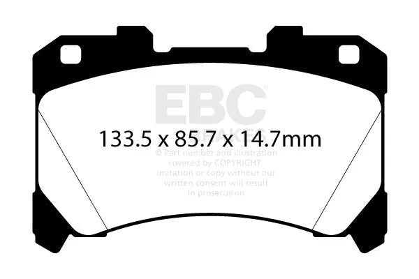 EBC Brakes RP-1 Race Brake Pads | 2023+ Toyota GR Corolla (DP82430RP1)