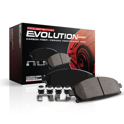 PowerStop Z23 Evo Sport Brake Pads w/HW | Infiniti Q50 & Q60 (14-24,18-22) (Z23-1736)