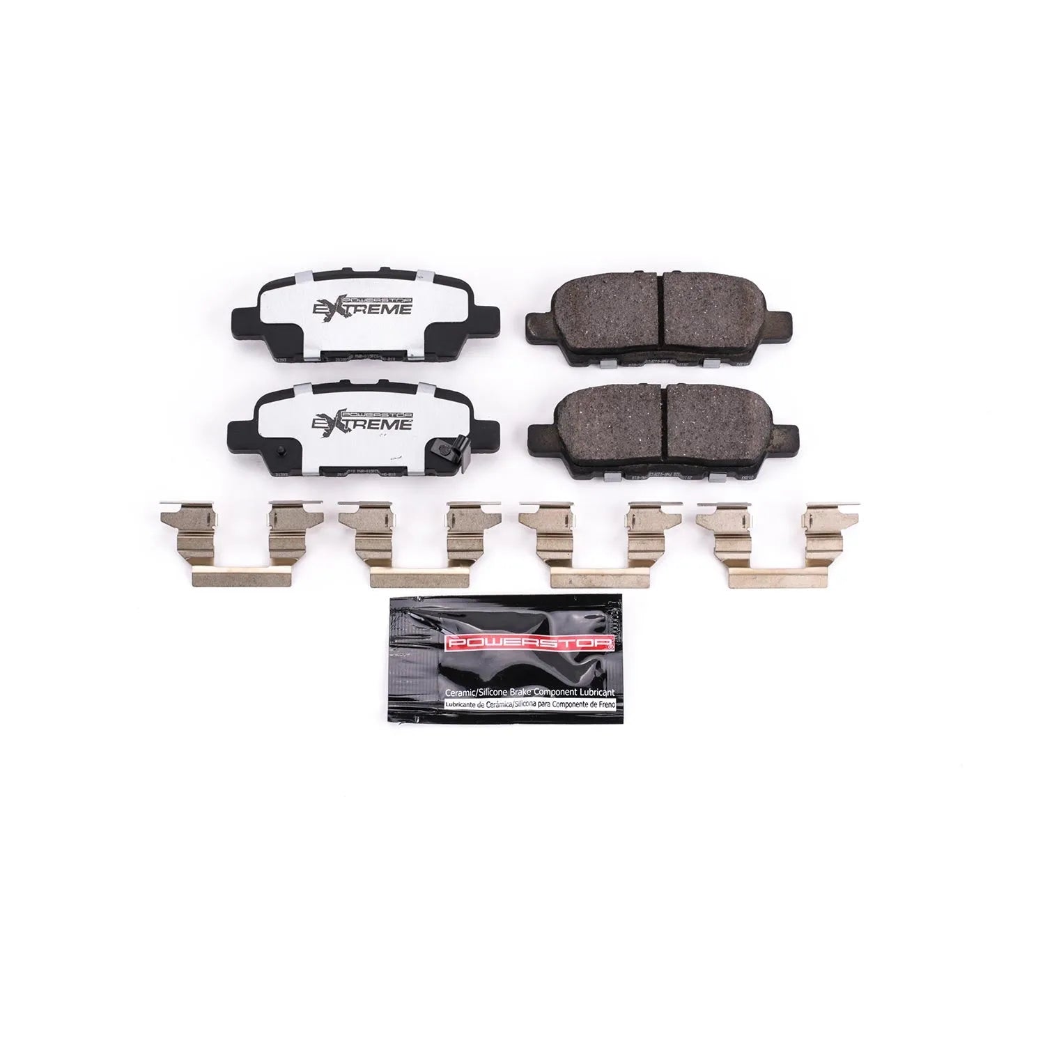 PowerStop Z26 Extreme Street Brake Pads w/HW | Infiniti Q50 & Q60 (14-24,18-22) (Z26-1736/1393)