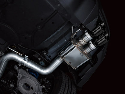 AWE Tuning AWE SwitchPath Exhaust for S650 Mustang GT Coupe - Quad Diamond Black Tips - 3025-43650