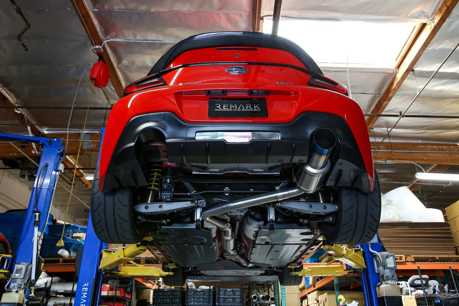 Remark R-1 Spec Full Titanium Catback Exhaust | 2022+ Subaru BRZ / Toyota GR86 (RK-C1063T-04TF/TFC)