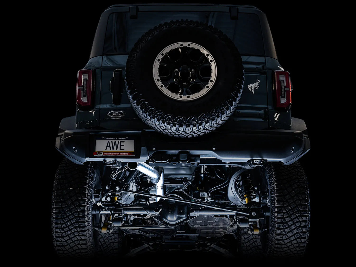 AWE Tuning AWE 0FG Catback Exhaust for Ford Bronco with BashGuardâ„¢ - no tips - 3015-21000