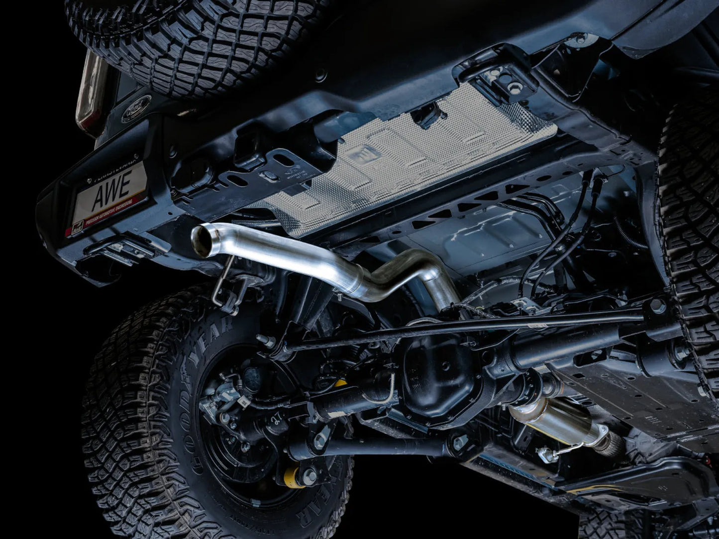 AWE Tuning AWE 0FG Catback Exhaust for Ford Bronco with BashGuardâ„¢ - no tips - 3015-21000