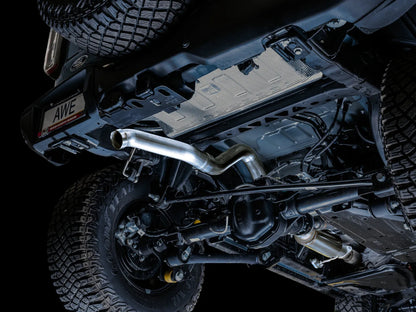 AWE Tuning AWE 0FG Catback Exhaust for Ford Bronco with BashGuardâ„¢ - no tips - 3015-21000