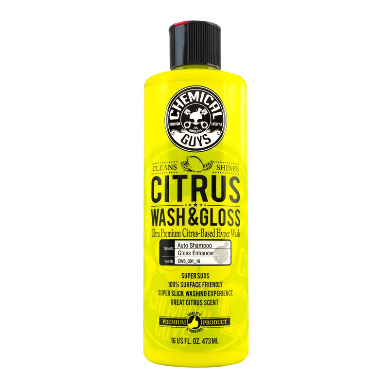 Chemical Guys Concentrated Citrus Wash & Gloss (CWS_301/_04/_16)