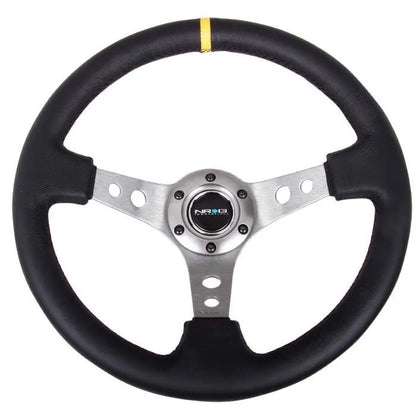 NRG RST-006 Sport Steering Wheels - 350mm x 3" Deep - Premium Leather
