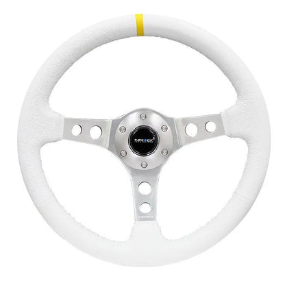 NRG RST-006 Sport Steering Wheels - 350mm x 3" Deep - Premium Leather