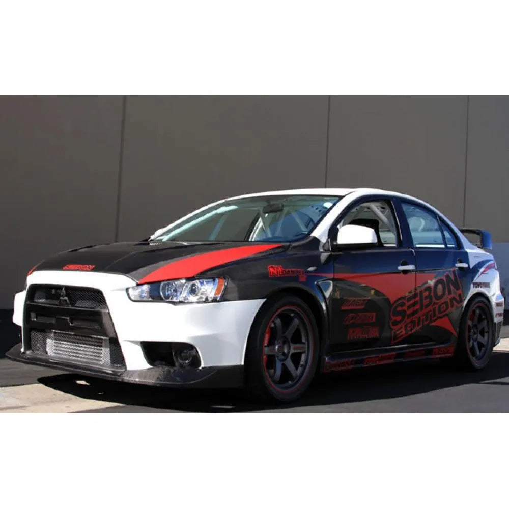 Seibon Carbon Fiber Front Grill | 2008-2015 Mitsubishi Evo X (FG0809MITEVOX)