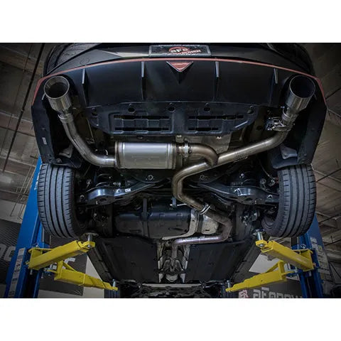 aFe Takeda 3in SS Axle-Back Exhaust w/ Tips | Hyundai Elantra N 22-25 (49-37027-P)