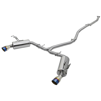 aFe Takeda 2.25-2.5in SS Cat-Back Dual-Exit Exhaust | Honda Civic 16-21 (49-36615-P)