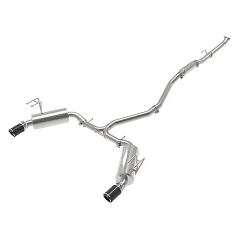 aFe Takeda 2.5in SS Cat-Back w/ Carbon Tips | Honda Civic 1.5L (22+) (49-36628-C)