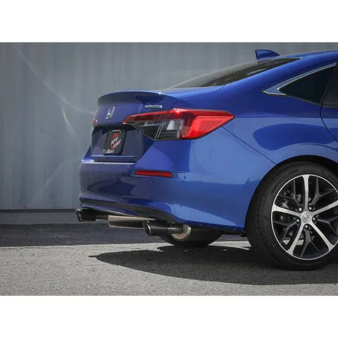 aFe Takeda 2.5in SS Cat-Back w/ Carbon Tips | Honda Civic 1.5L (22+) (49-36628-C)