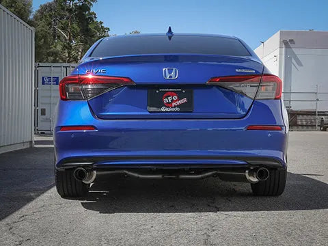 aFe Takeda 2.5in SS Cat-Back w/ Carbon Tips | Honda Civic 1.5L (22+) (49-36628-C)
