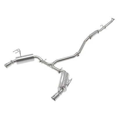 aFe Takeda 2.5in SS Cat-Back w/ Carbon Tips | Honda Civic 1.5L (22+) (49-36628-C)