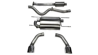 Corsa 2.5in Cat-Back Dual Exit Exhaust | Subaru BRZ/Scion FRS (13-21) (14864BLK)