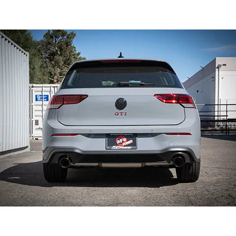 aFe Gemini XV 3-2.5in SS Cat-Back Exhaust w/ Cut-Out Tips | VW MK8 (22-23) (49-36451-P)