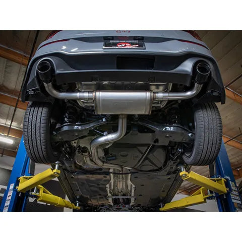 aFe Gemini XV 3-2.5in SS Cat-Back Exhaust w/ Cut-Out Tips | VW MK8 (22-23) (49-36451-P)
