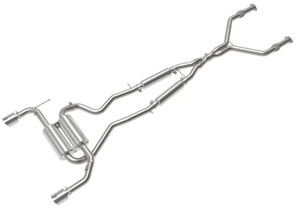 aFe Takeda 2.5in SS Cat-Back Exhaust | Infiniti Q50 3.7L (14-15) (49-36136-C)