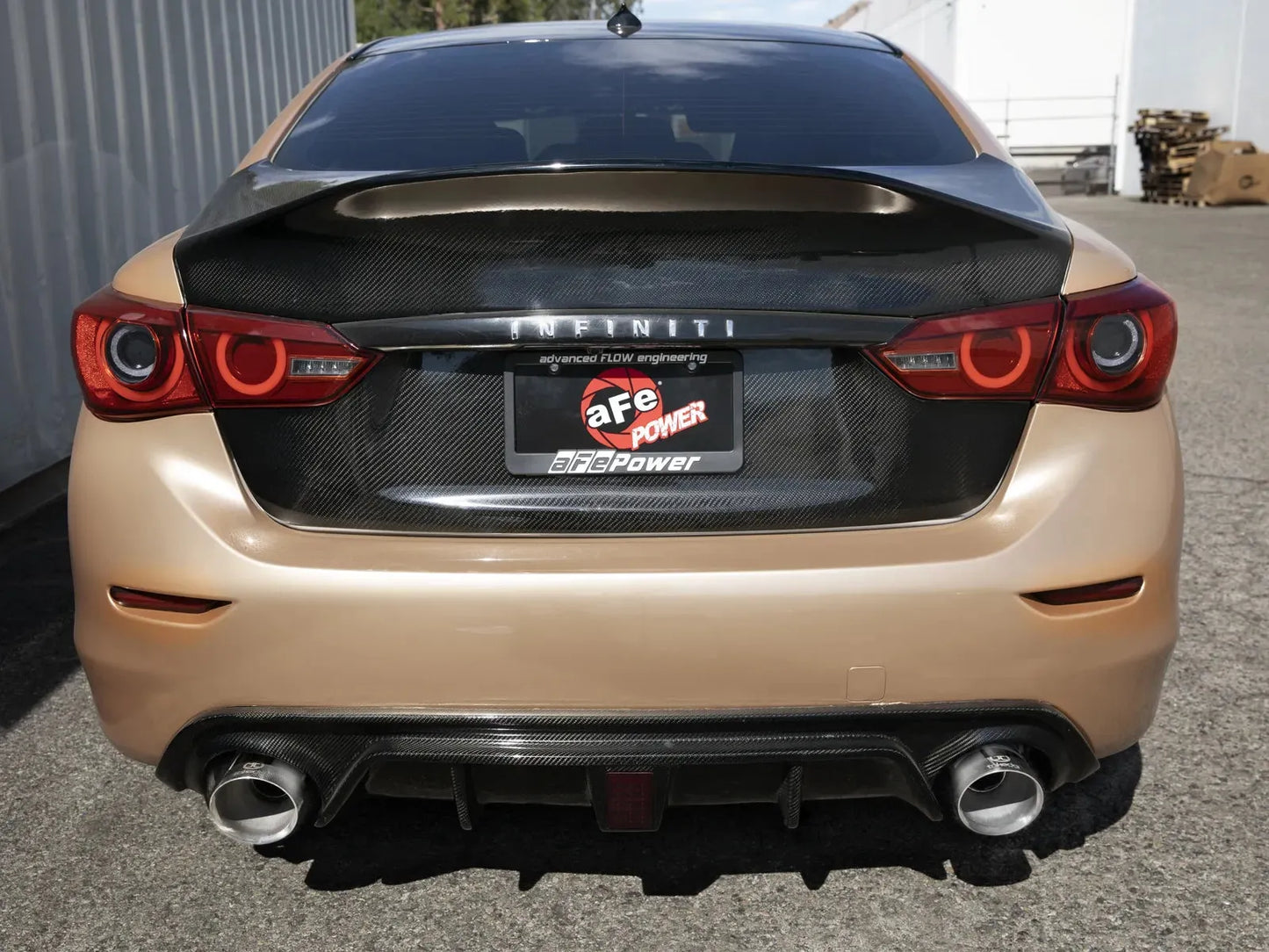 aFe Takeda 2.5in SS Cat-Back Exhaust | Infiniti Q50 3.7L (14-15) (49-36136-C)