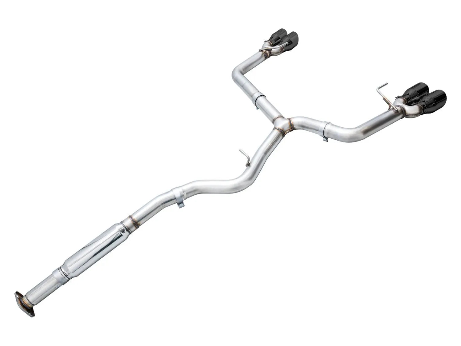AWE Tuning Track Edition Exhaust - Diamond Black Tips for 2022+ VB Subaru WRX (3020-43979)