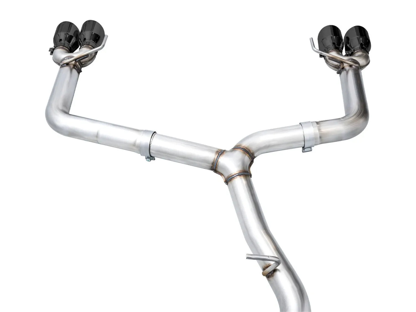 AWE Tuning Track Edition Exhaust - Diamond Black Tips for 2022+ VB Subaru WRX (3020-43979)