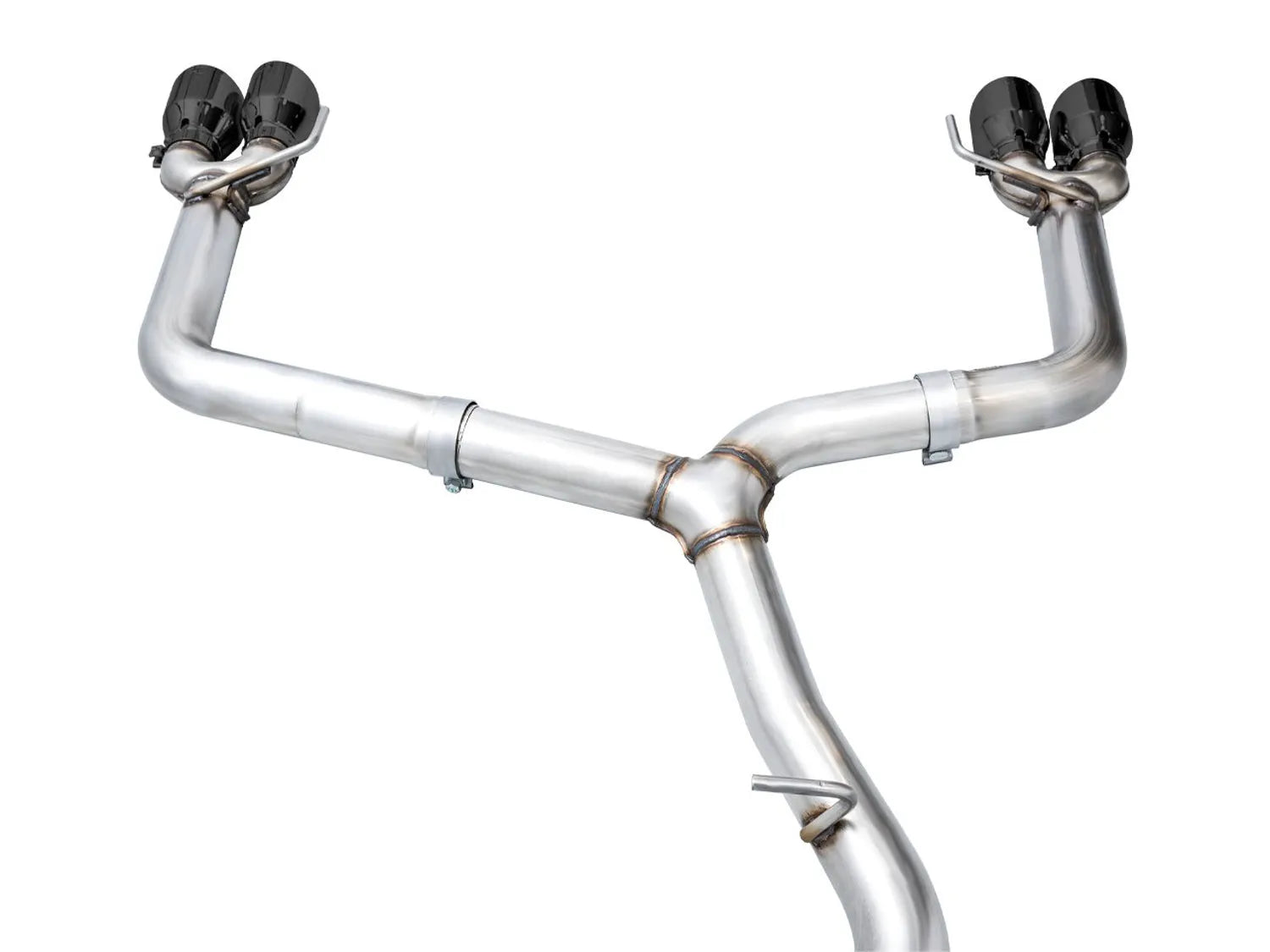 AWE Tuning Track Edition Exhaust - Diamond Black Tips for 2022+ VB Subaru WRX (3020-43979)