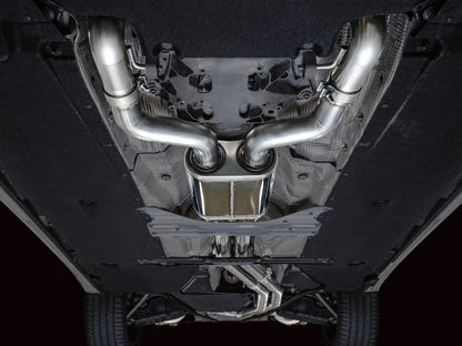 AWE Tuning Track Edition Exhaust - Diamond Black Tips for 19-23 Audi C8 S6/S7 (3020-43109)