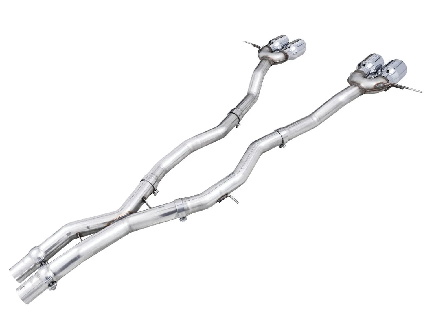 AWE Tuning Track Edition Catback Exhaust for BMW G8X M3/M4 - Chrome Silver Tips (3020-43482)