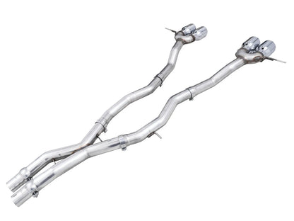 AWE Tuning Track Edition Catback Exhaust for BMW G8X M3/M4 - Chrome Silver Tips (3020-43482)