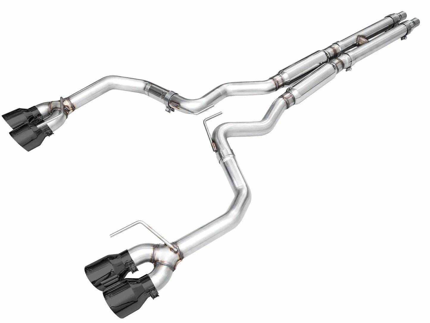 AWE Tuning Track Catback Exhaust w/ Quad Tips Ford Mustang GT 24 (3020-43650)