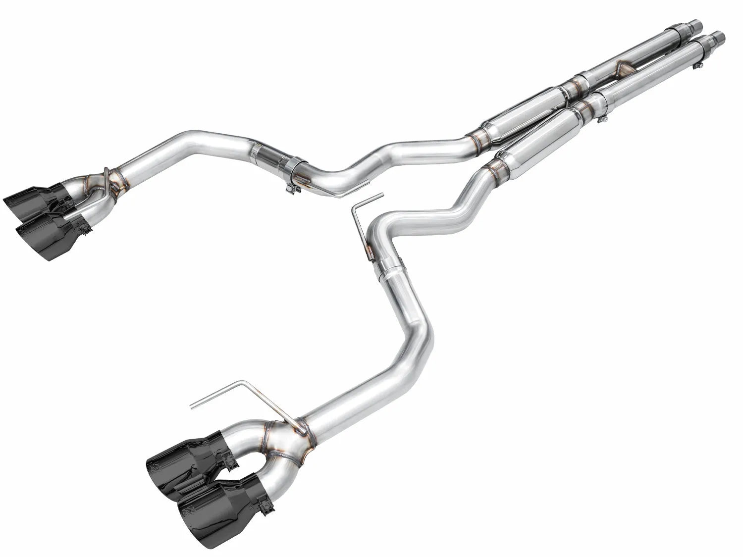 AWE Tuning Track Catback Exhaust w/ Quad Tips Ford Mustang GT 24 (3020-43650)