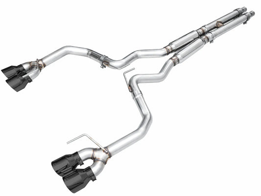 AWE Tuning Track Catback Exhaust w/ Quad Tips Ford Mustang GT 24 (3020-43650)