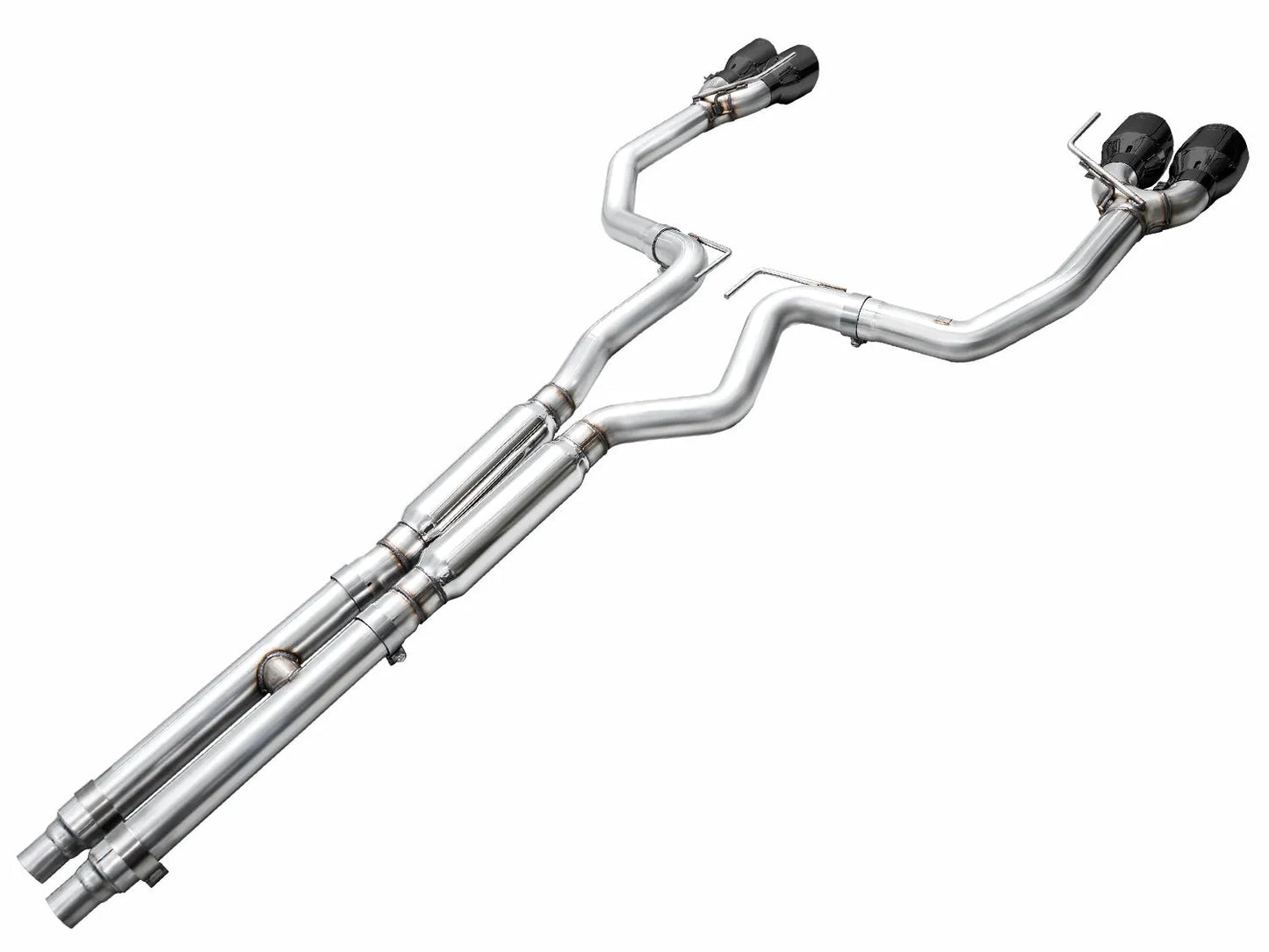 AWE Tuning Track Catback Exhaust w/ Quad Tips Ford Mustang GT 24 (3020-43650)