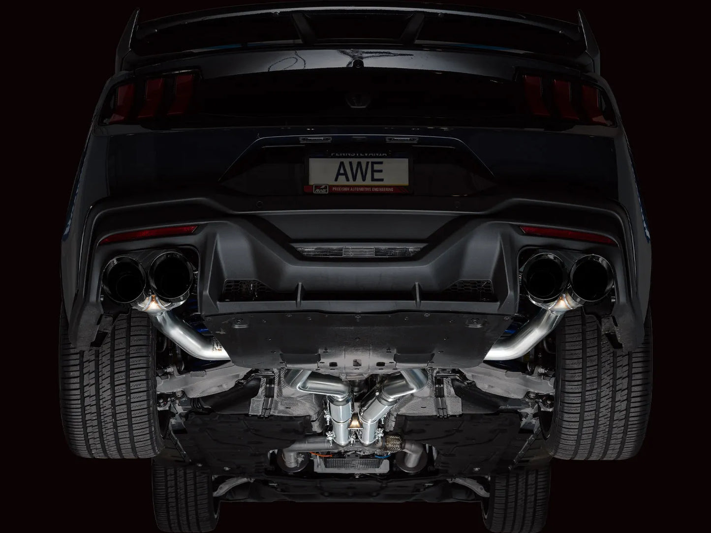 AWE Tuning Track Edition Catback Exhaust Mustang Dark Horse | 2024 (3020-43375)